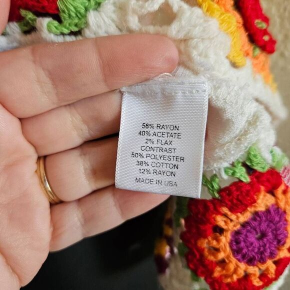 Sloane Rouge Crochet Accented Tank Top - Picture 4 of 7